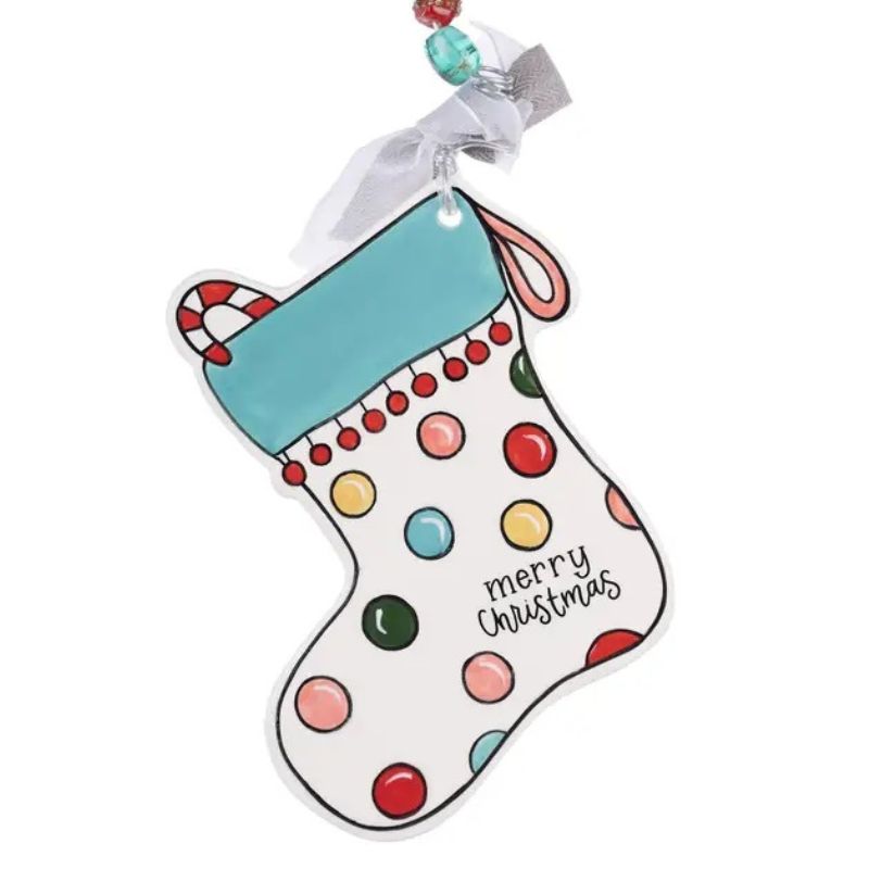 Colorful Stocking Flat Ornament